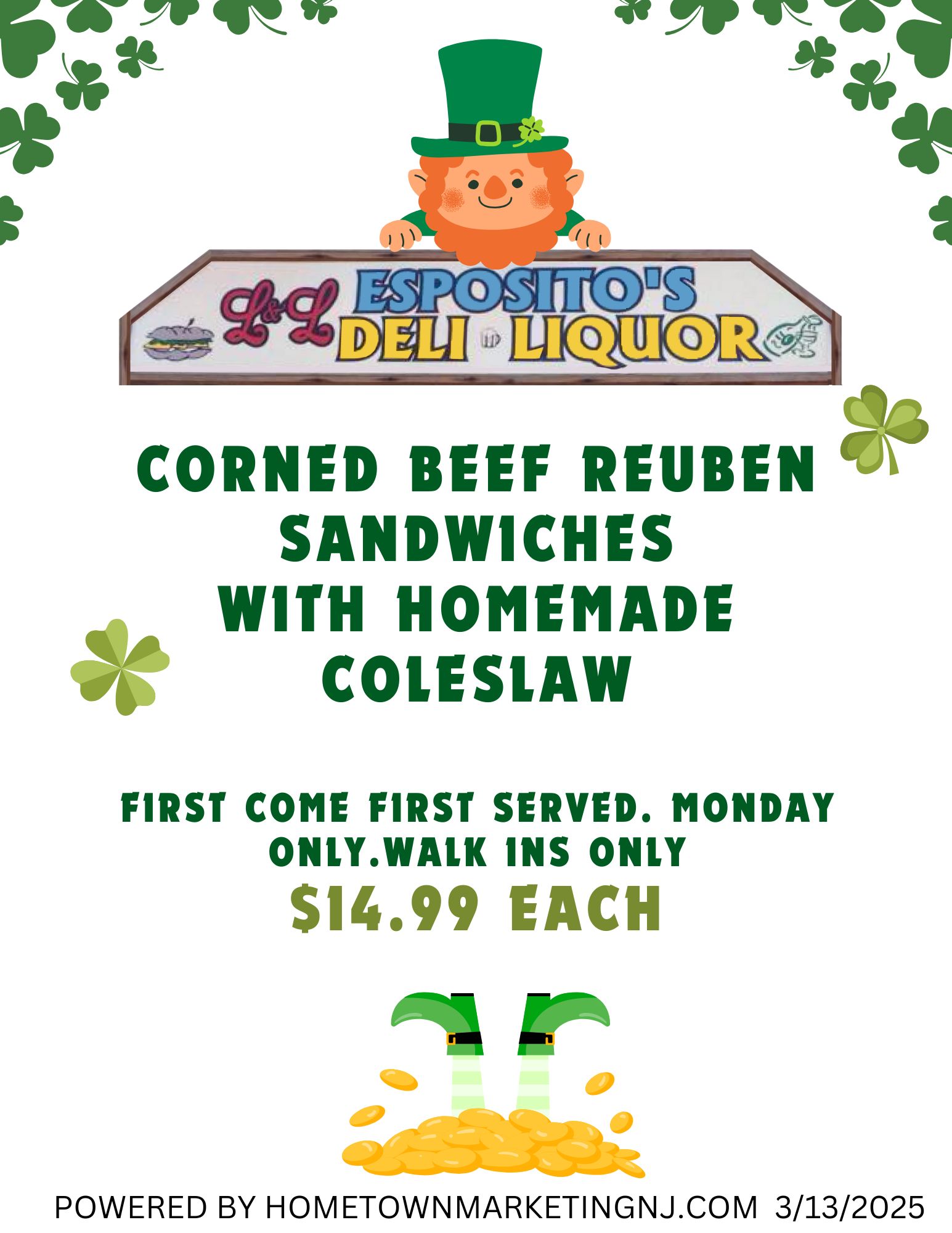 LL Deli St Patricks 1